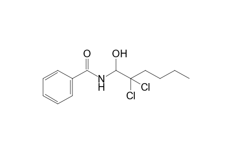 N-(2,2-dichloro-1-hydroxyhexyl)benzamide