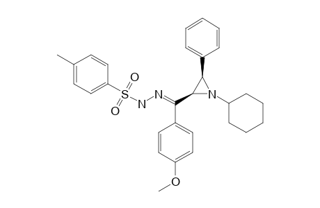 CIS-N-(CYCLOHEXYL)-3-PHENYL-AZIRIDIN-2-YL-(4-METHOXYPHENYL)-KETONE-TOSYLHYDRAZONE