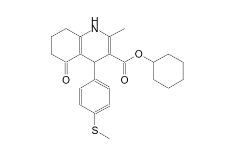 3-quinolinecarboxylic acid, 1,4,5,6,7,8-hexahydro-2-methyl-4-[4-(methylthio)phenyl]-5-oxo-, cyclohexyl ester