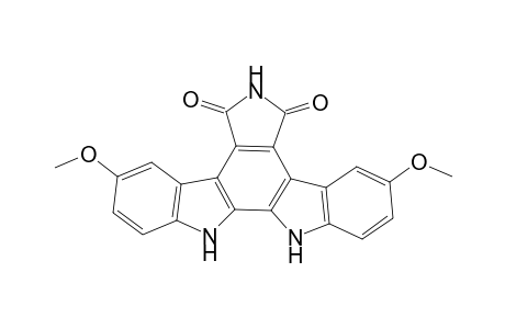 5H-Indolo[2,3-a]pyrrolo[3,4-c]carbazole-5,7(6H)-dione, 12,13-dihydro-3,9-dimethoxy-