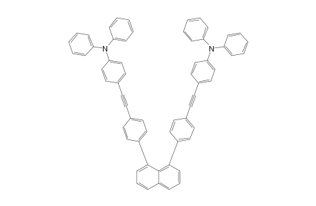 1,8-Bis[4-((4-(diphenylamino)phenyl) ethynyl)phenyl]naphthalene