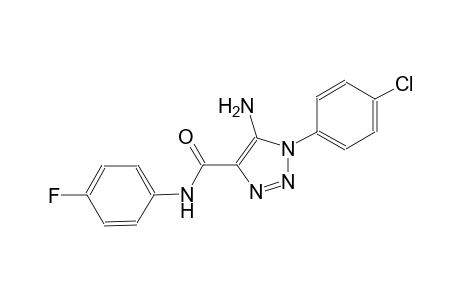 1H-1,2,3-triazole-4-carboxamide, 5-amino-1-(4-chlorophenyl)-N-(4-fluorophenyl)-