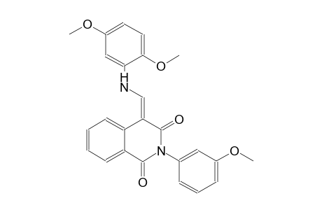1,3(2H,4H)-isoquinolinedione, 4-[[(2,5-dimethoxyphenyl)amino]methylene]-2-(3-methoxyphenyl)-, (4E)-