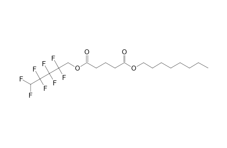 Glutaric acid, 2,2,3,3,4,4,5,5-octafluoropentyl octyl ester