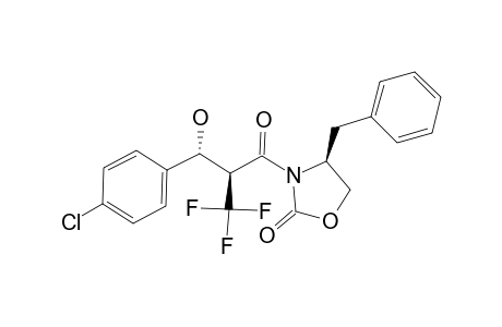 (4-S)-BENZYL-3-[(2-S,3-S)-3-(4-CHLOROPHENYL)-3-HYDROXY-2-(TRIFLUOROMETHYL)-PROPANOYL]-OXAZOLIDIN-2-ONE