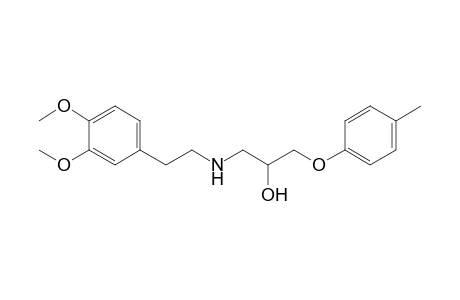 1-(3,4-Dimethoxyphenethylamino)-3-(p-tolyloxy)propan-2-ol