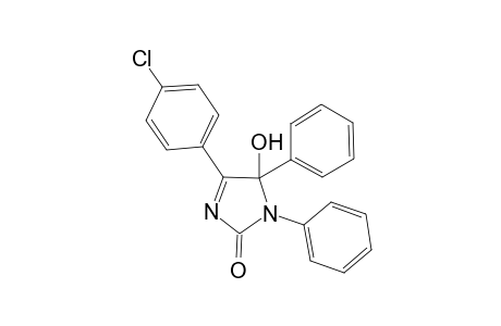 5-Hydroxy-4-(p-chlorophenyl)-1,5-diphenylmidazolidin-2-one