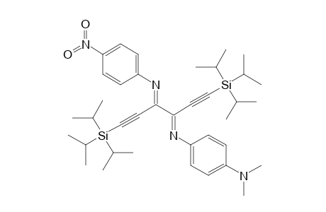 N-[(4'-Dimethylamino)phenyl]-N'-(4-nitrophenyl)-1,6-bis(triisopropylsilyl)hexa-1,5-diyne-3,4-diimine