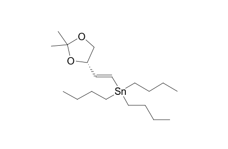 2,2-Dimethyl-4-[2-(tributylstannyl)ethenyl]-1,3-dioxolane