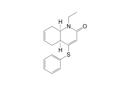 cis-1-Ethyl-4-(phenylthio)-4a,5,8,8a-tetrahydroquinolin-2-one