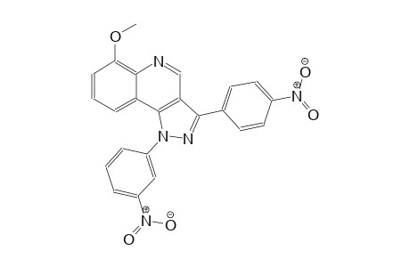 methyl 1-(3-nitrophenyl)-3-(4-nitrophenyl)-1H-pyrazolo[4,3-c]quinolin-6-yl ether