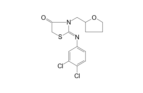 (2Z)-2-[(3,4-Dichlorophenyl)imino]-3-(tetrahydro-2-furanylmethyl)-1,3-thiazolidin-4-one