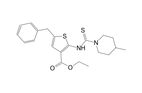 ethyl 5-benzyl-2-{[(4-methyl-1-piperidinyl)carbothioyl]amino}-3-thiophenecarboxylate
