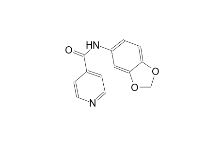 N-(1,3-benzodioxol-5-yl)isonicotinamide