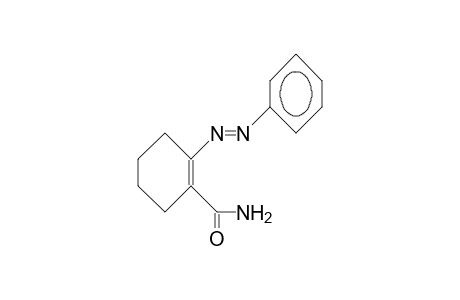 2-Phenylazo-1-cyclohexenecarboxamide
