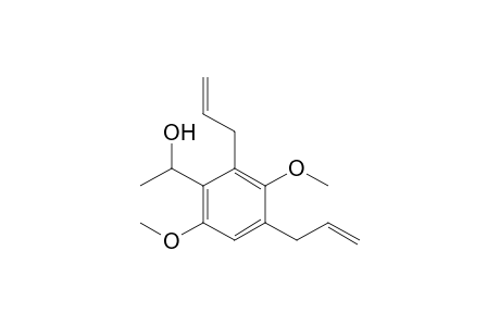 1-(2',4'-Diallyl-3',6'-dimethoxyphenyl)-1-ethanol