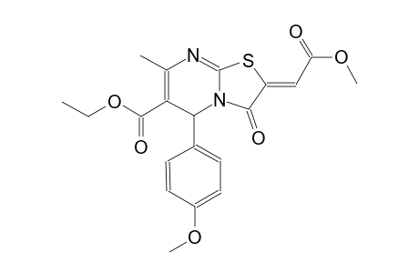 5H-thiazolo[3,2-a]pyrimidine-6-carboxylic acid, 2,3-dihydro-2-(2-methoxy-2-oxoethylidene)-5-(4-methoxyphenyl)-7-methyl-3-oxo-, ethyl ester, (2Z)-