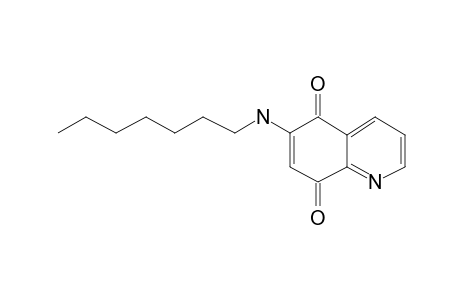 6-N-Heptylamino-5,8-quinolinedinone