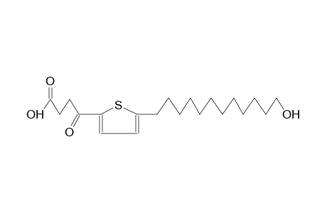 2-[1'-Oxo-3'-(hydroxycarbonyl)]-5-(12"-hydroxydodecyl)thiophene