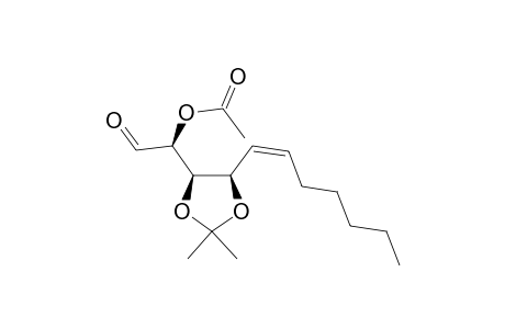 2-Acetoxy-3,4-(isopropylidenedioxy)undec-5-en-1-al