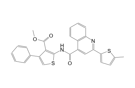 methyl 2-({[2-(5-methyl-2-thienyl)-4-quinolinyl]carbonyl}amino)-4-phenyl-3-thiophenecarboxylate