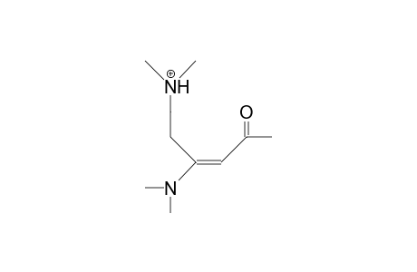 4,6-Bis(dimethylamino)-3-hexene-2-one cation