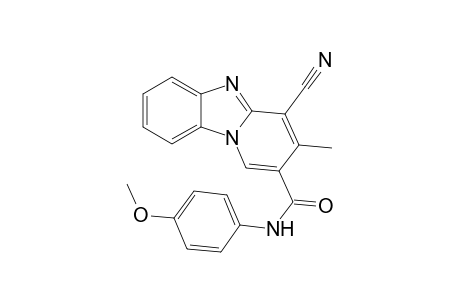 4-Cyano-N-(4-methoxyphenyl)-3-methylpyrido[1,2-a]benzimidazole-2-carboxamide