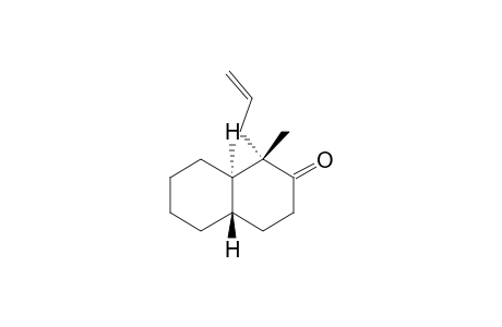 2(1H)-Naphthalenone, octahydro-1-methyl-1-(2-propenyl)-, (1.alpha.,4a.beta.,8a.alpha.)-
