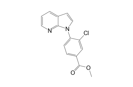 Methyl-3-chloro-4-(1H-pyrrolo[2,3-b]pyridin-1-yl)benzoate