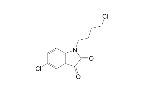 5-Chloranyl-1-(4-chloranylbutyl)indole-2,3-dione