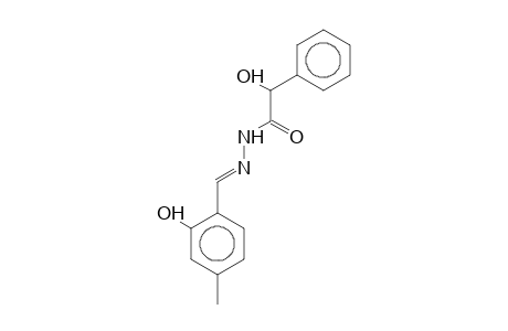 2-Hydroxy-N'-[(E)-(2-hydroxy-4-methylphenyl)methylidene]-2-phenylacetohydrazide