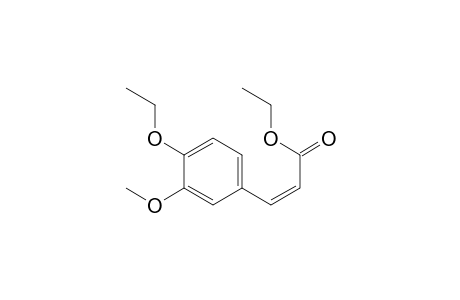 2-Propenoic acid, 3-(4-ethoxy-3-methoxyphenyl)-, ethyl ester, (Z)-