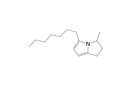 5-Heptyl-3-methyl-2,3-dihydro-1H-pyrrolizine
