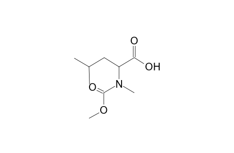 2-[carbomethoxy(methyl)amino]-4-methyl-valeric acid