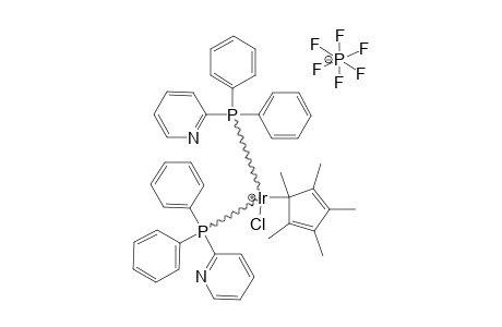 [[ETA(5)-C5ME5]IRCL[KAPPA(1)-P-PH2PY]2]-PF6