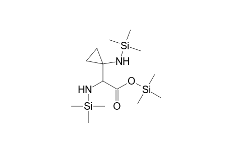 Trimethylsilyl 2-[(trimethylsilyl)amino]-2-{1-(trimethylsilyl)aminocyclopropyl}acetate