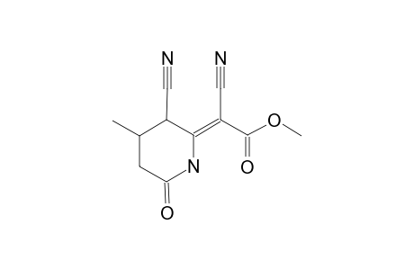 (Z)-5-CYANO-6-CYANOMETHOXYCARBONYLMETHYLENE-4-METHYLPIPERIDONE