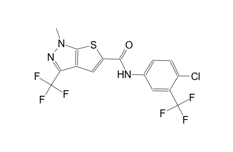 1H-thieno[2,3-c]pyrazole-5-carboxamide, N-[4-chloro-3-(trifluoromethyl)phenyl]-1-methyl-3-(trifluoromethyl)-