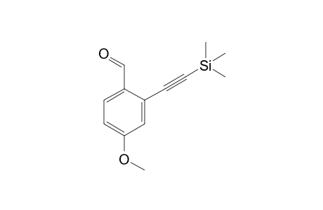 4-methoxy-2-(2-trimethylsilylethynyl)benzaldehyde