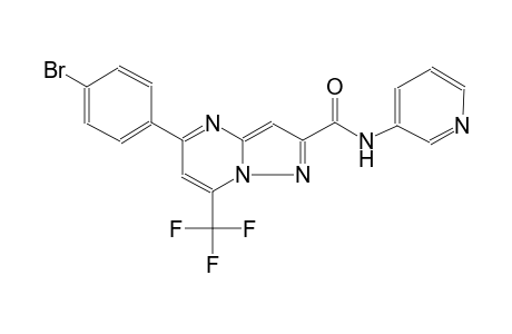 5-(4-bromophenyl)-N-(3-pyridinyl)-7-(trifluoromethyl)pyrazolo[1,5-a]pyrimidine-2-carboxamide
