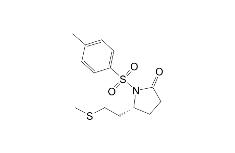 (5R)-1-(4-methylphenyl)sulfonyl-5-(2-methylsulfanylethyl)pyrrolidin-2-one