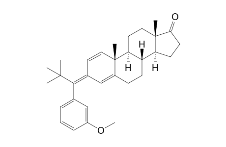 3-[1'-(3"-Methoxyphenyl)-2',2'-dimethylpropylidene]androsta-1,4-diene-17-one