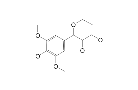 threo-3-(4-Hydroxy-3,5-dimethoxyphenyl)-3-ethoxypropane-1,2-diol