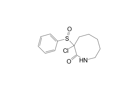 2(1H)-Azocinone, 3-chlorohexahydro-3-(phenylsulfinyl)-
