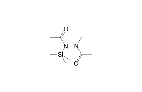 N-TRIMETHYLSILYL-N'-METHYL-N,N'-DIACETYLHYDRAZINE (CONFORMER MIXTURE)