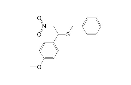 Benzyl(1-(4-methoxyphenyl)-2-nitroethyl)sulfide