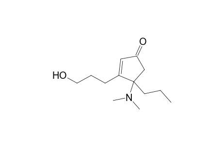 4-(dimethylamino)-3-(3-hydroxypropyl)-4-propyl-1-cyclopent-2-enone