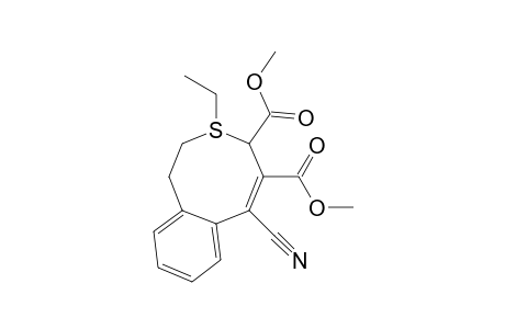 6-CYANO-3-ETHYL-4,5-BIS-(METHOXYCARBONYL)-1,2-DIHYDRO-4H-3-THIONIA-BENZOCYClOOCTEN-4-IDE