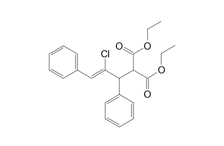 Diethyl 2-[1-(1,3-Diphenyl-2-chloro)-2-propenyl]malonate