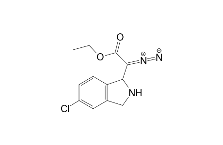 1H-Isoindole-1-acetic acid, 5-chloro-.alpha.-diazo-2,3-dihydro-, ethyl ester